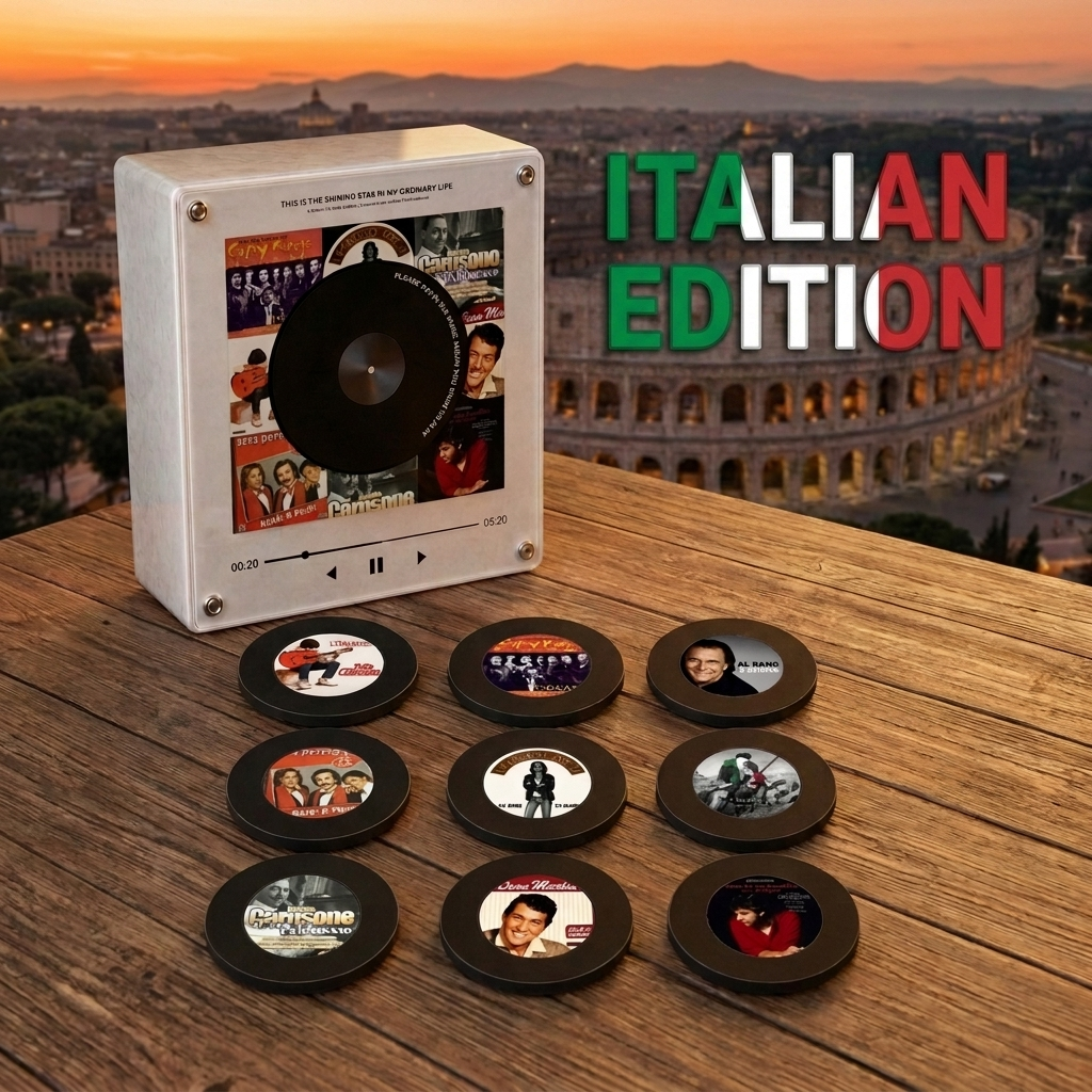 Italian Nostalgia Magnetic record Player