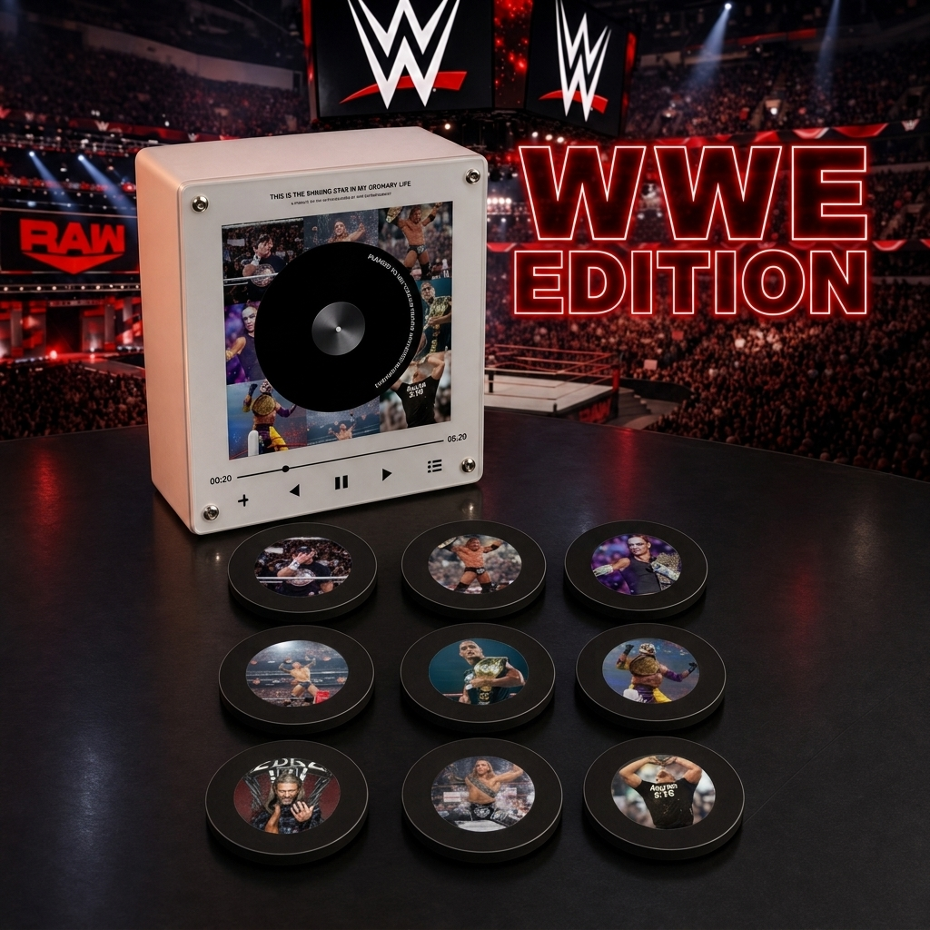 WWE Magnetic record Player