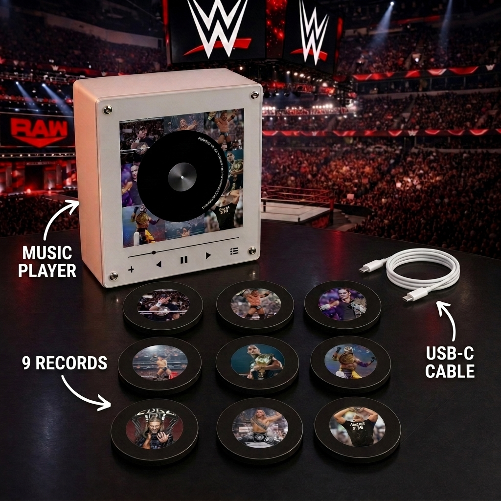 WWE Magnetic record Player