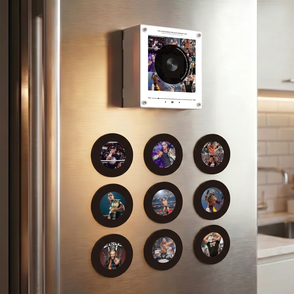WWE Magnetic record Player