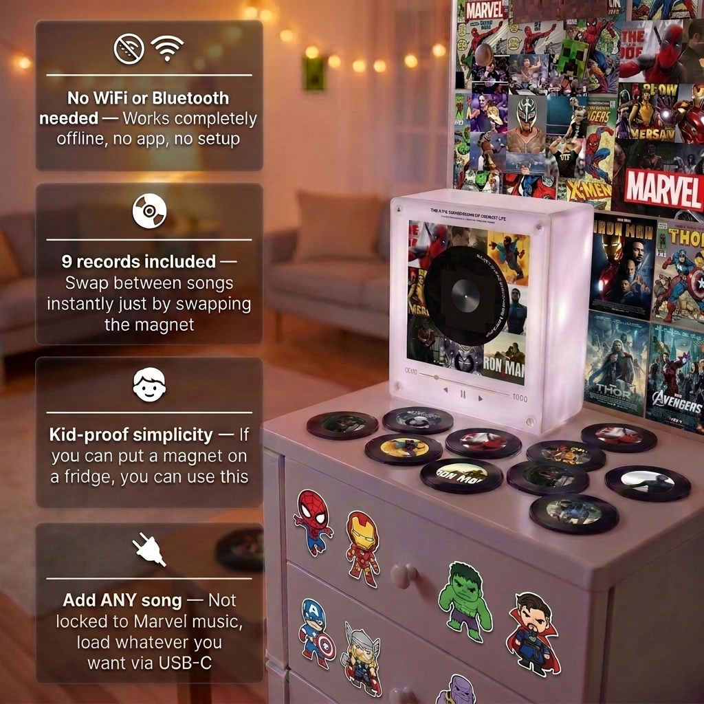 MARVEL Magnetic record Player