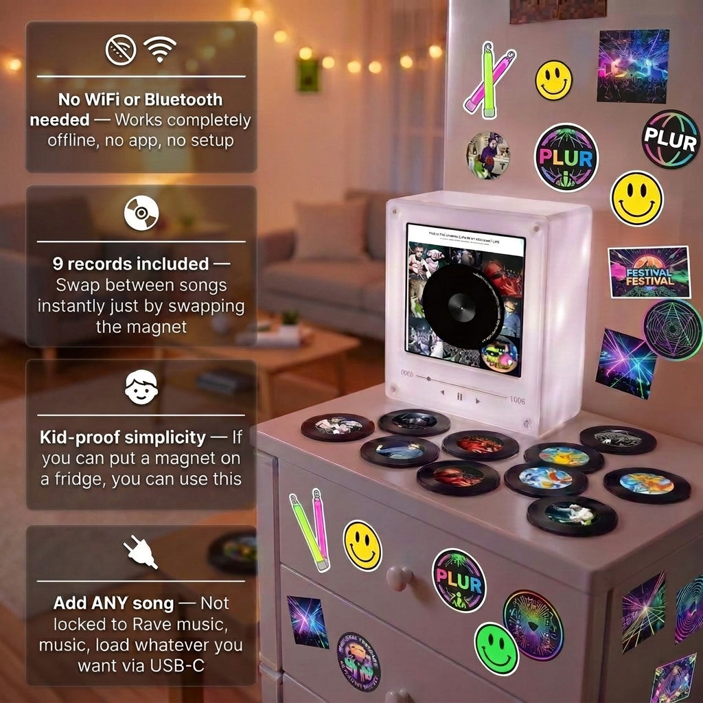 Raver Magnetic record Player