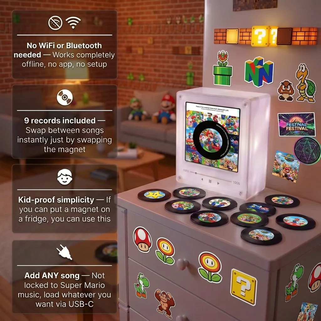 Super Mario Edition Music Player