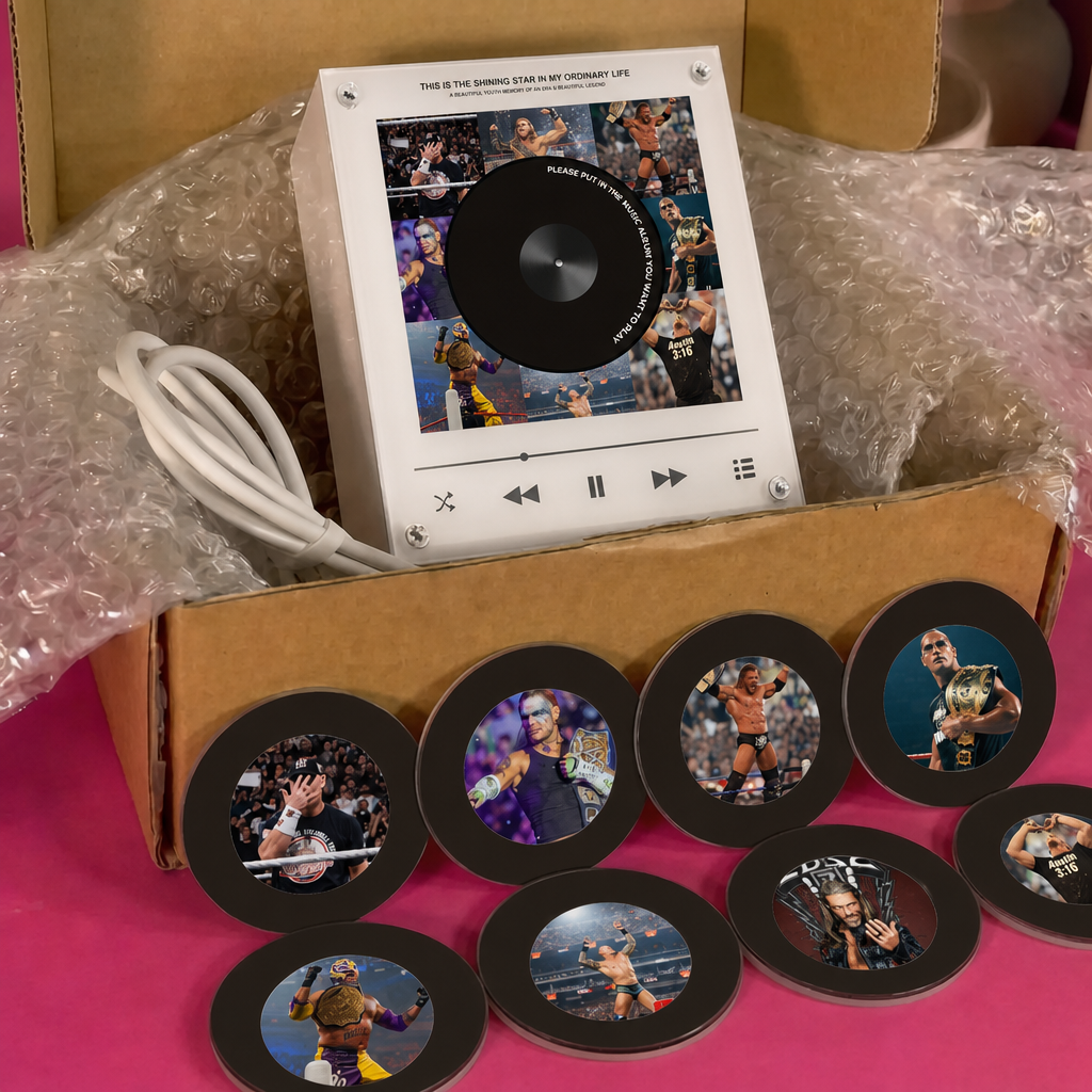 WWE Magnetic record Player